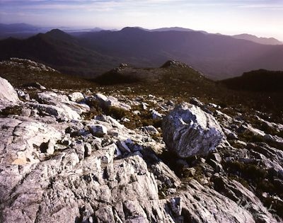 Castle Hill and the Breaksea Islands from the Propsting Range.image