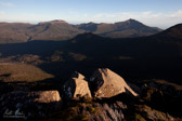 La Perouse and Pindars Peak are accentuated by the slanting light.